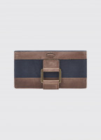 Dunbrody Leather Purse - Navy/Brown
