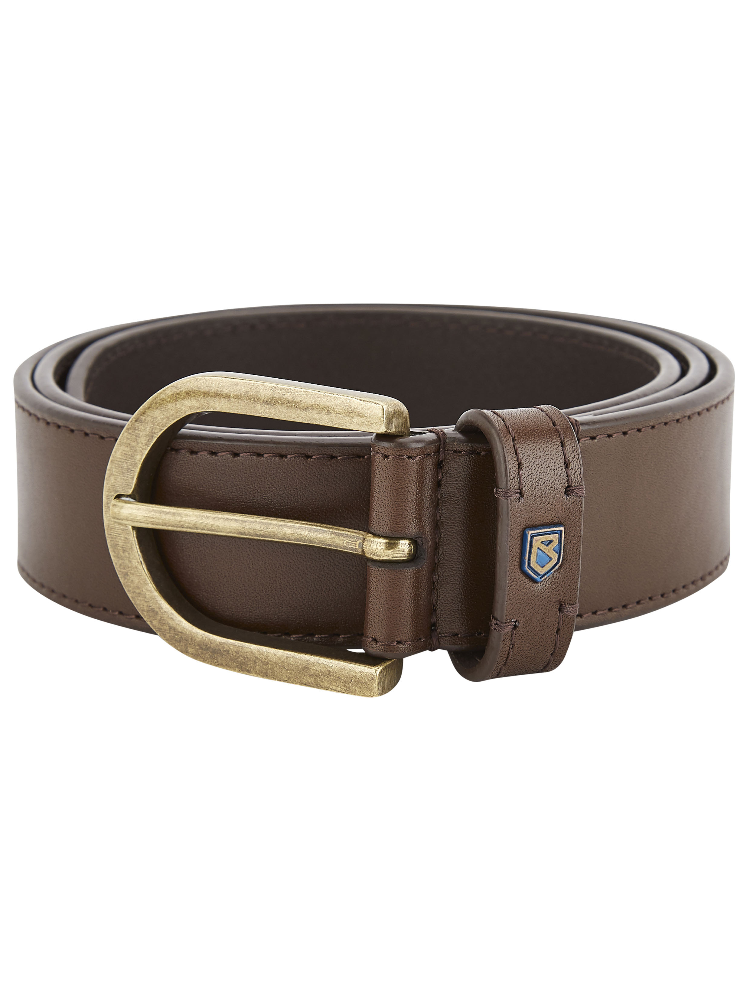 Porthall Leather Belt - Brown