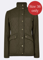 Bettystown Quilted Coat - Olive