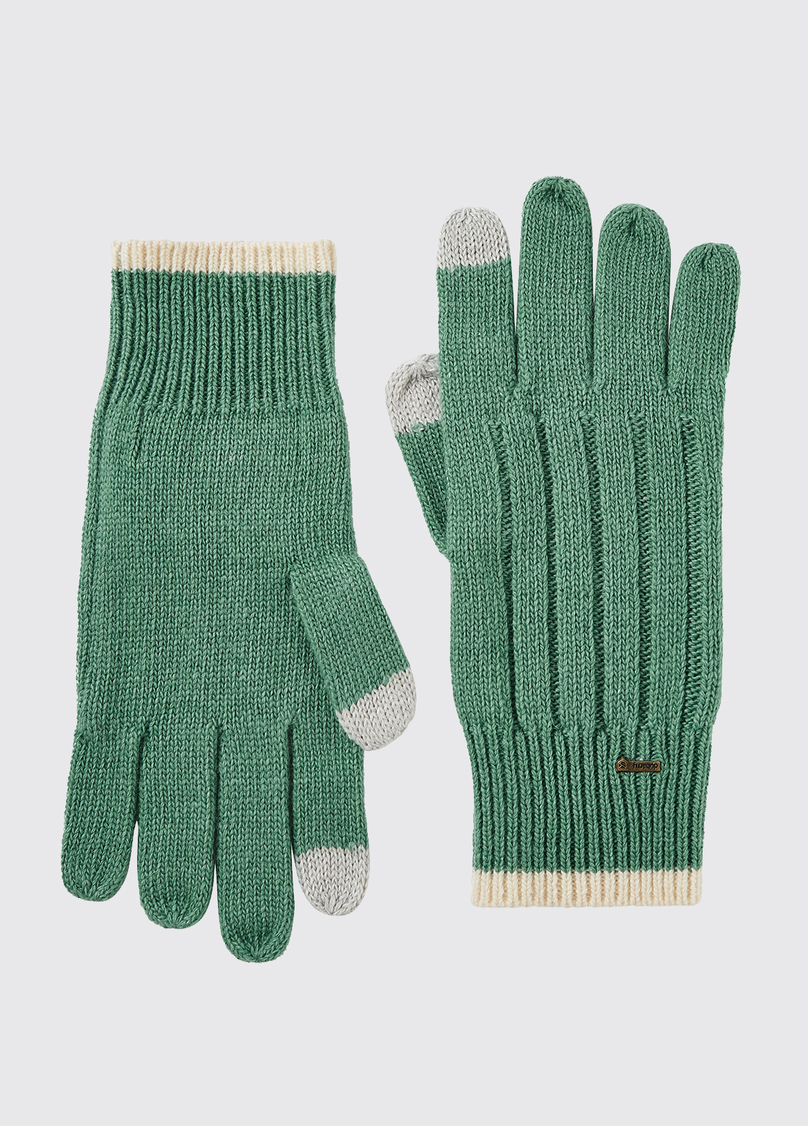 Marsh Knitted Gloves - Crab - Size Medium
