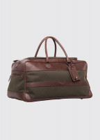 Durrow Leather Weekend Bag - Olive
