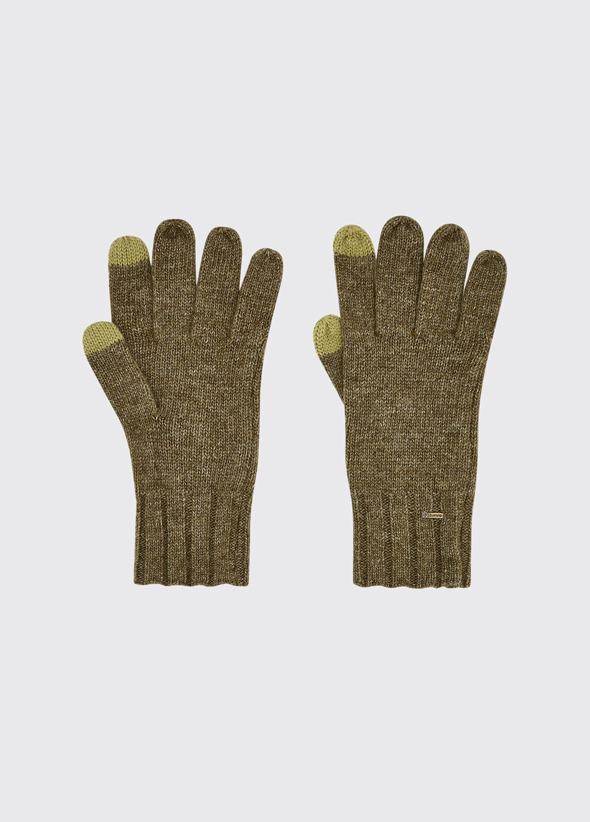 Hayes Knitted Gloves - Dusky Green