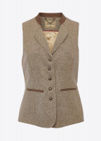 Spindle Tweed Waistcoat - Sable
