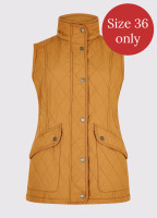 Clonmel Quilted Gilet - Amber