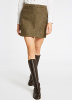 Buckthorn Tweed Skirt - Heath
