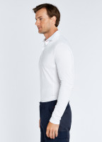 Freshford Long-sleeved Polo - White