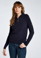 Kilbarry Zip Neck Sweater - Navy