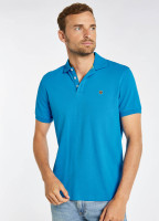 Quinlan 4-Wege Stretch Poloshirt - Greek Blue