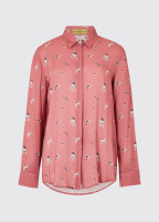 Daphne Hound Print Shirt - Ruby - Size EU36