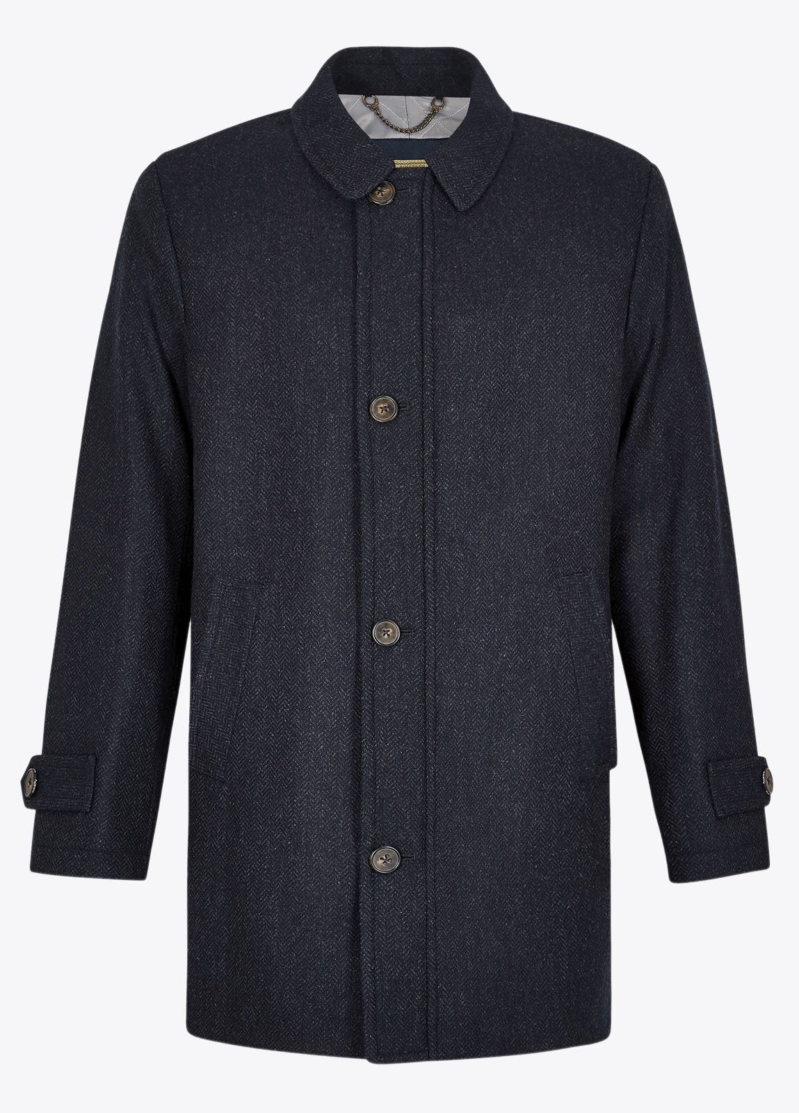 Kingham Tweed Coat - Midnight