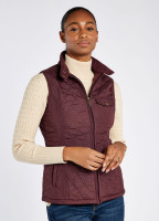 Rathdown Quilted Gilet - Currant