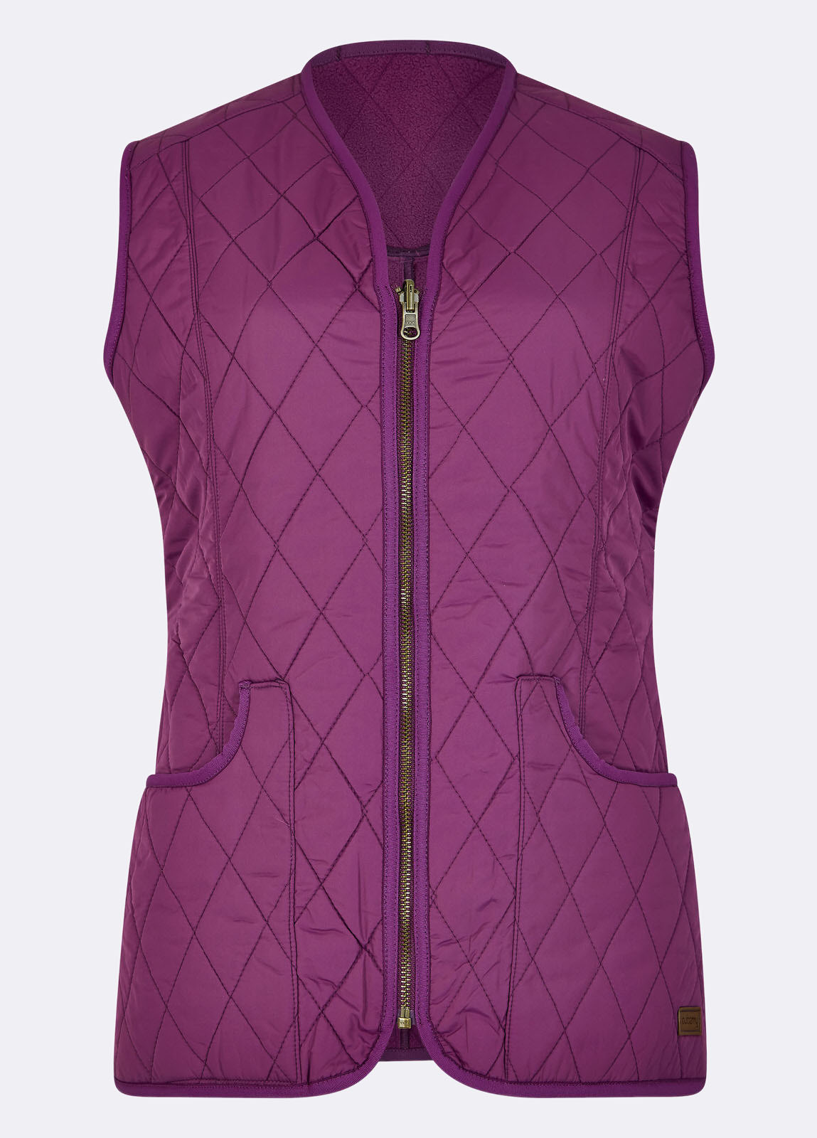 Kilruddery Quiled Gilet - Berry