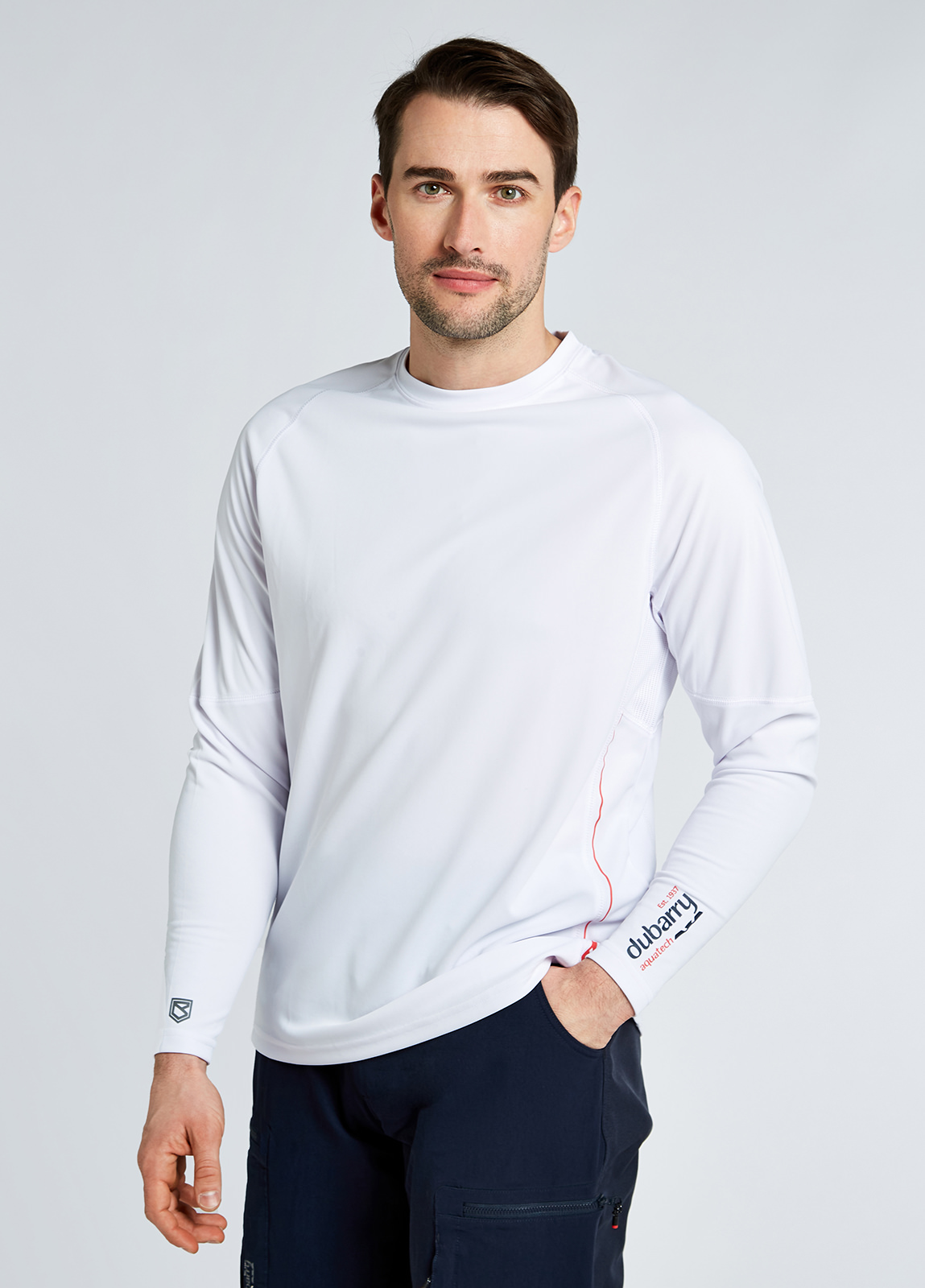Ancona Unisex Long-sleeved t-shirt - White