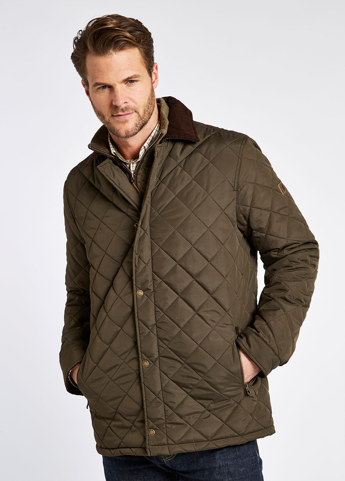 Mountusher Quilted Jacket - Olive