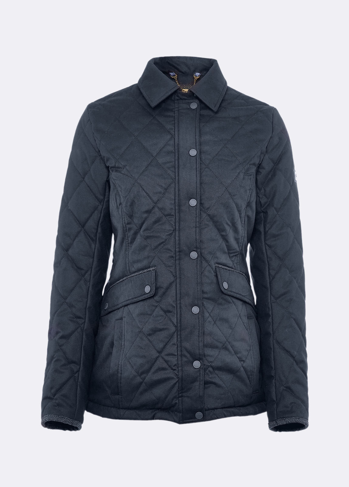 Heaney Quilted Coat - Navy