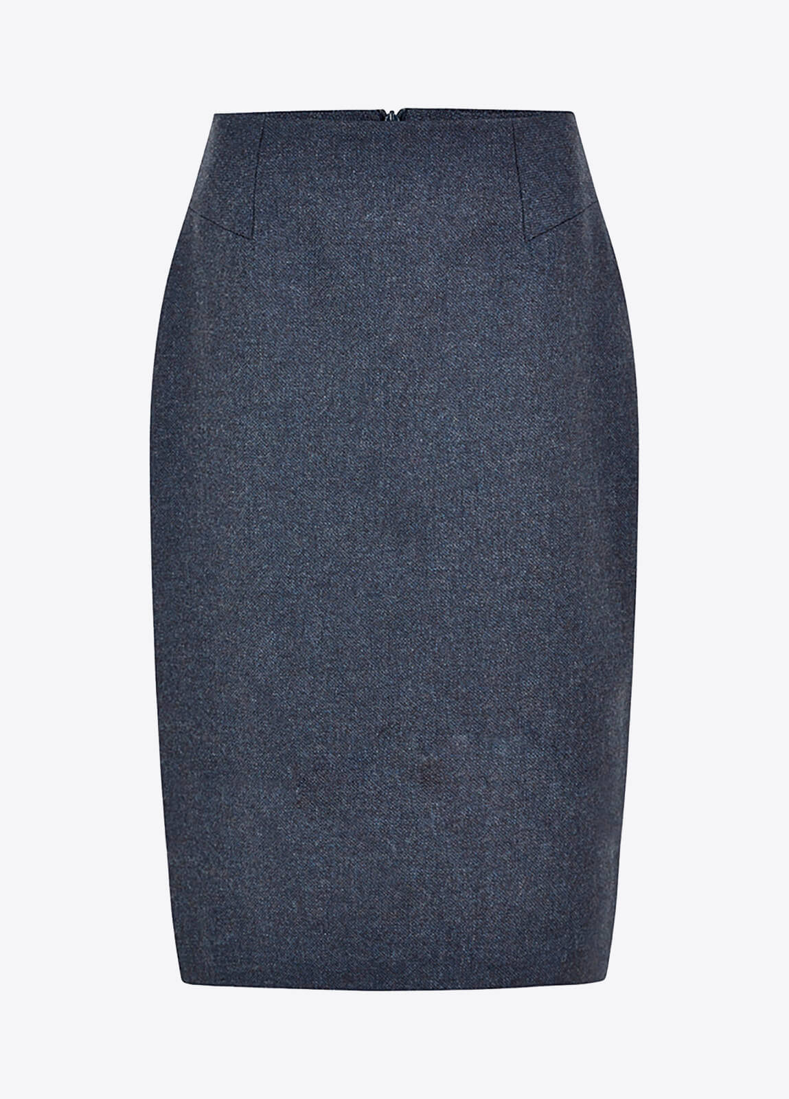Fern Tweed Skirt - Denim