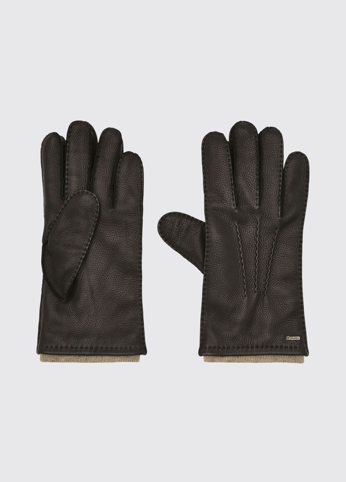 Lisryan Leather Gloves - Mahogany