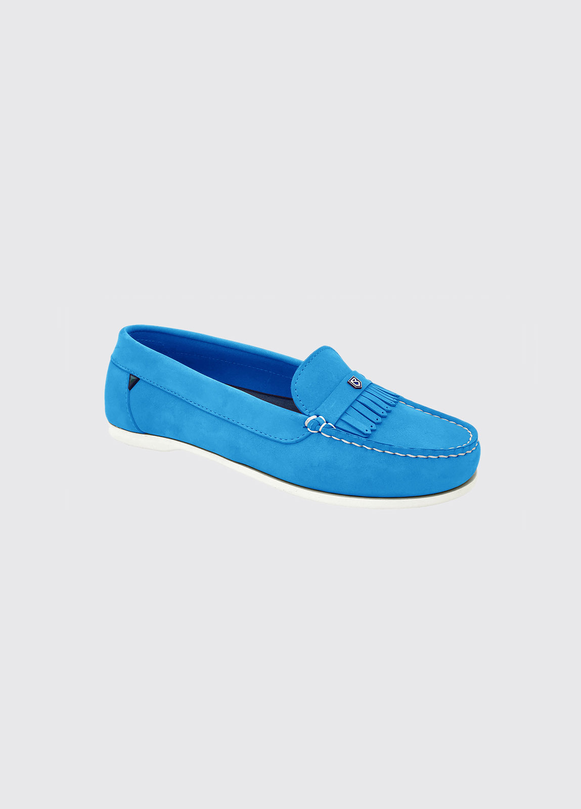 Florence Deck Shoe - Blue Mist - Size EU 38