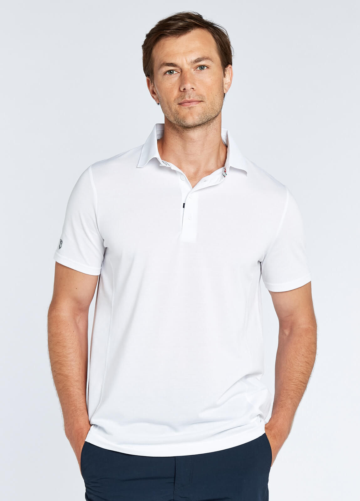 Sorrento Short-sleeved Polo - White