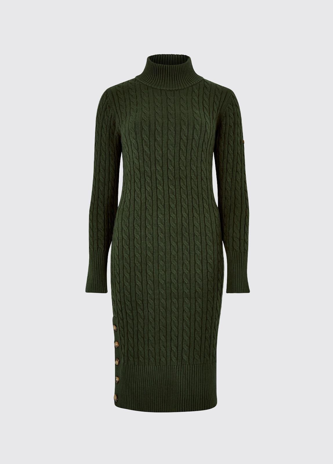 Smithhill Knit Dress - Olive - Size EU 36