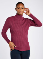 Hacketstown Funnel Neck Sweater - Currant