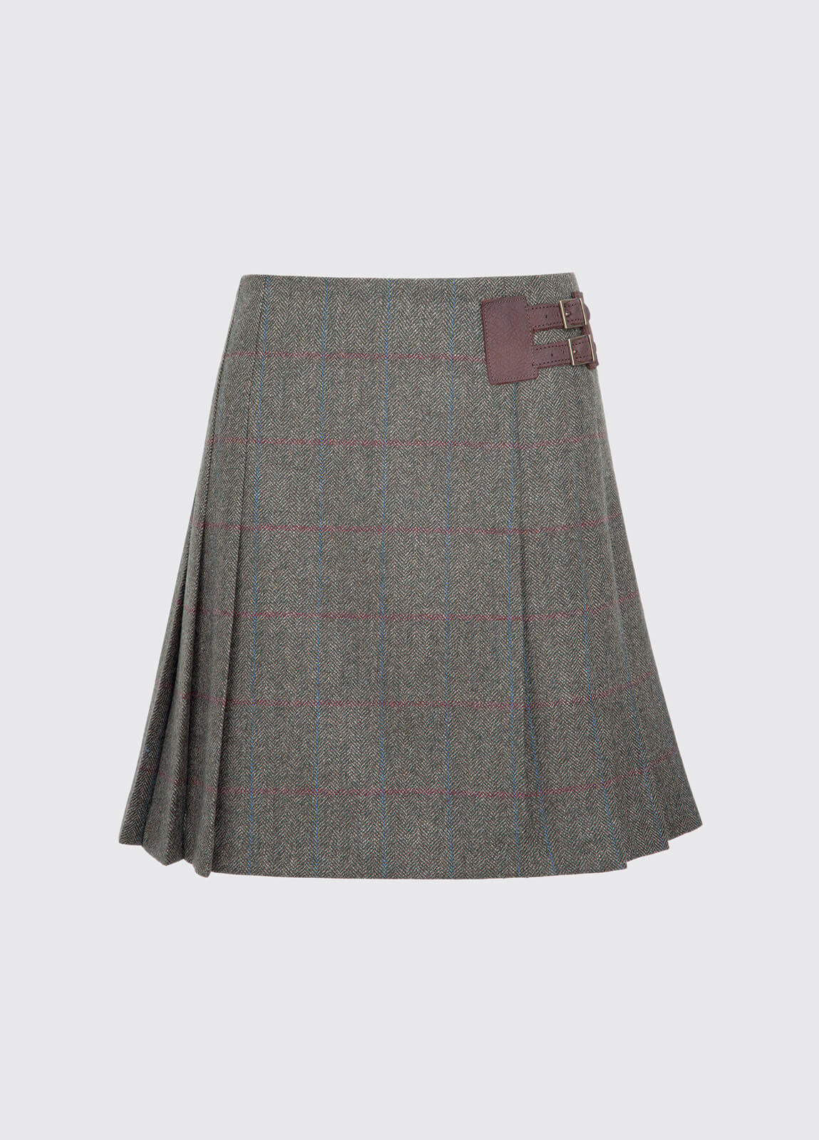 Foxglove Tweed Skirt - Moss
