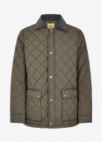 Adare Quilted Jacket - Smoke