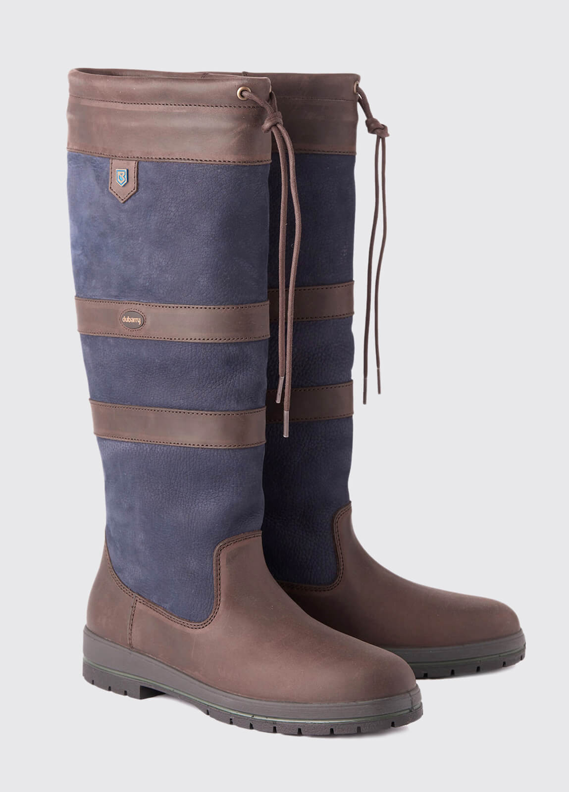 Galway Country Boot - Navy/Brown
