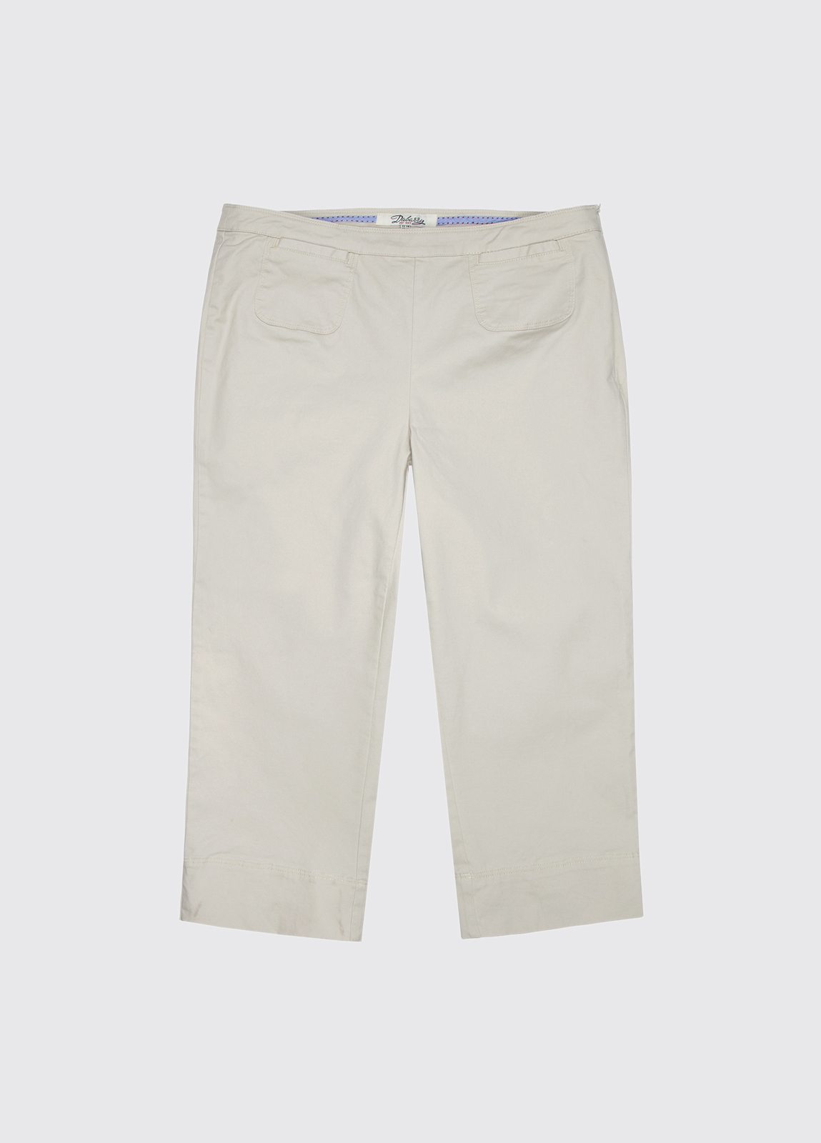 Bluebell Cropped Trousers - Oyster