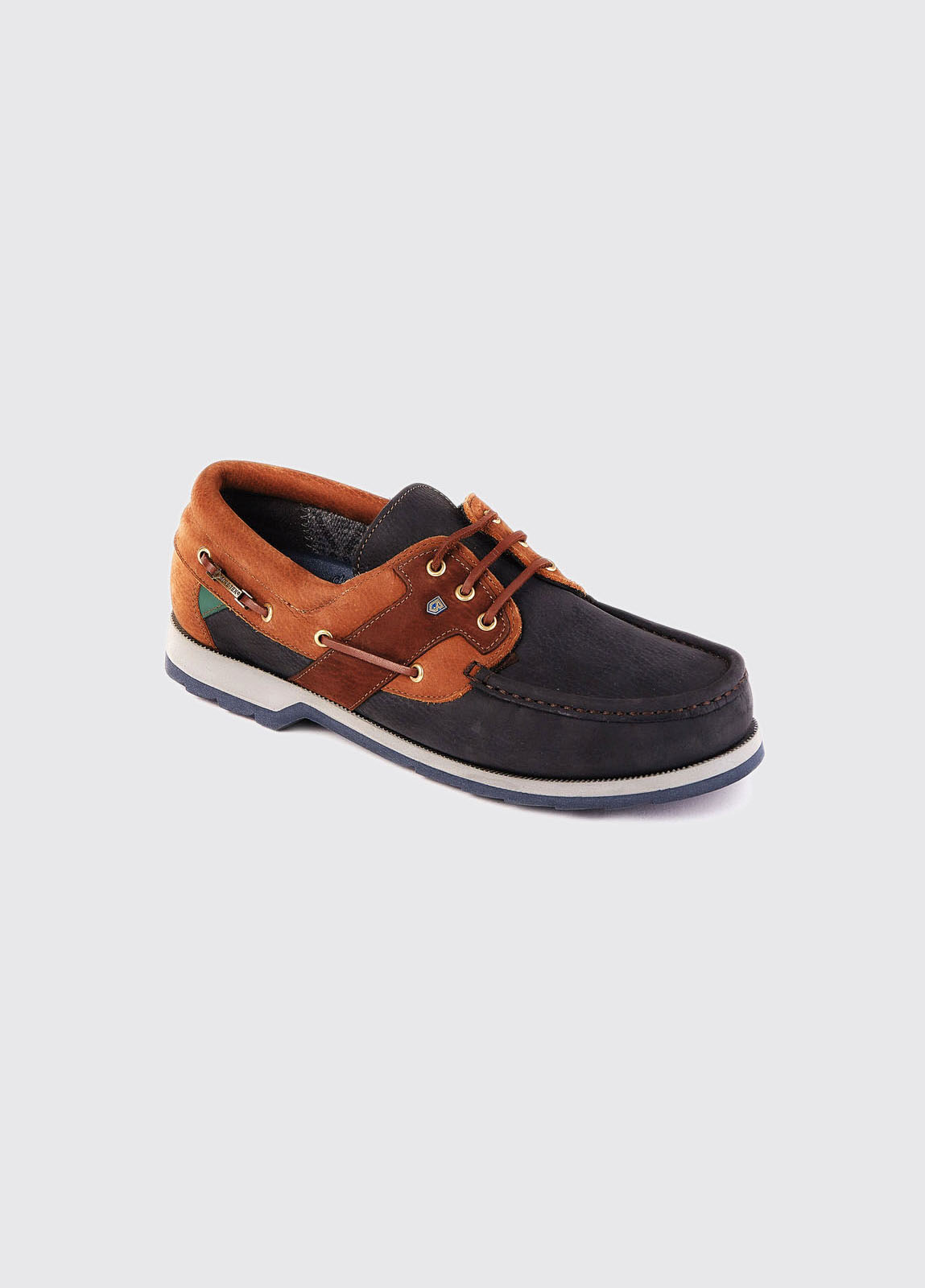 Irreplaceable Do Stræbe Clipper Navy/Brown Deck Shoes | Dubarry IE