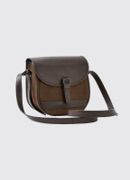 Clara Leather Saddle bag - Walnut