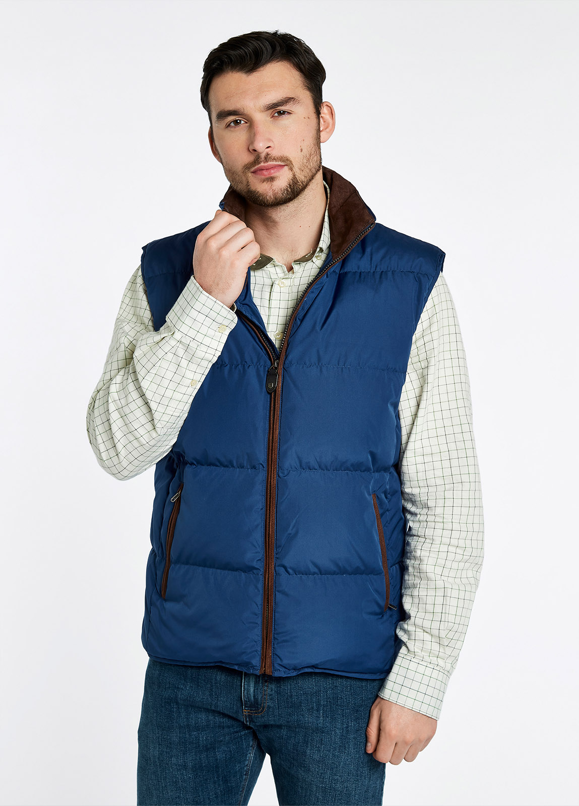 Graystown Down-filled Gilet - Peacock Blue
