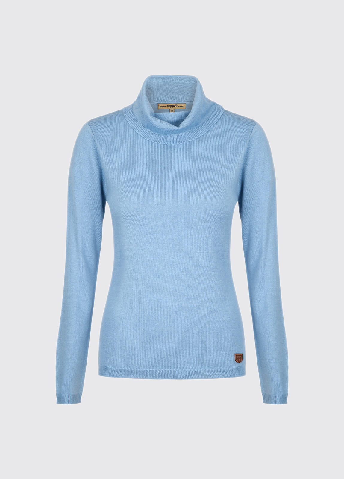 Redmond Classic Roll Neck Knitted Sweater - Blue