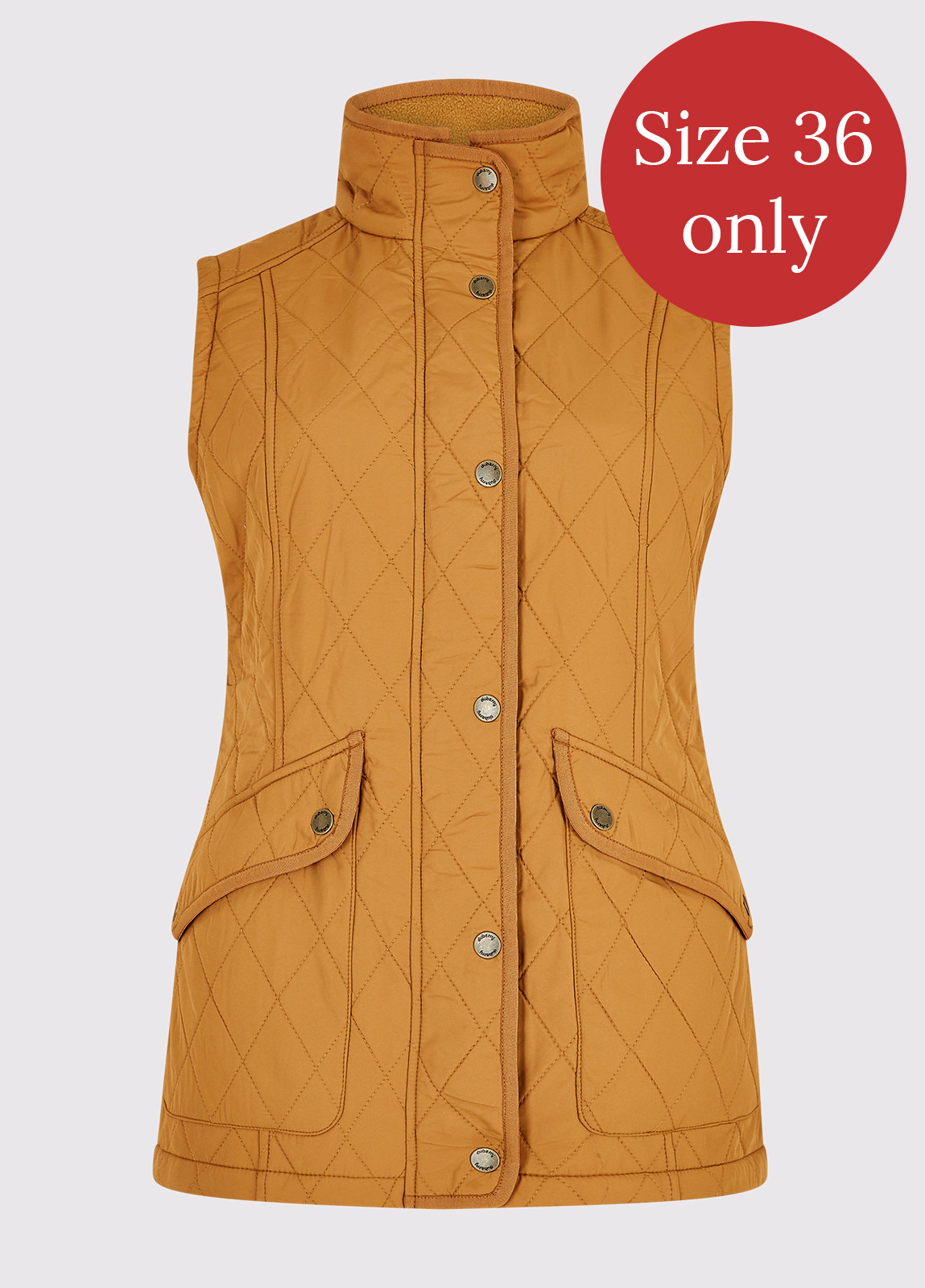 Clonmel Quilted Gilet - Amber