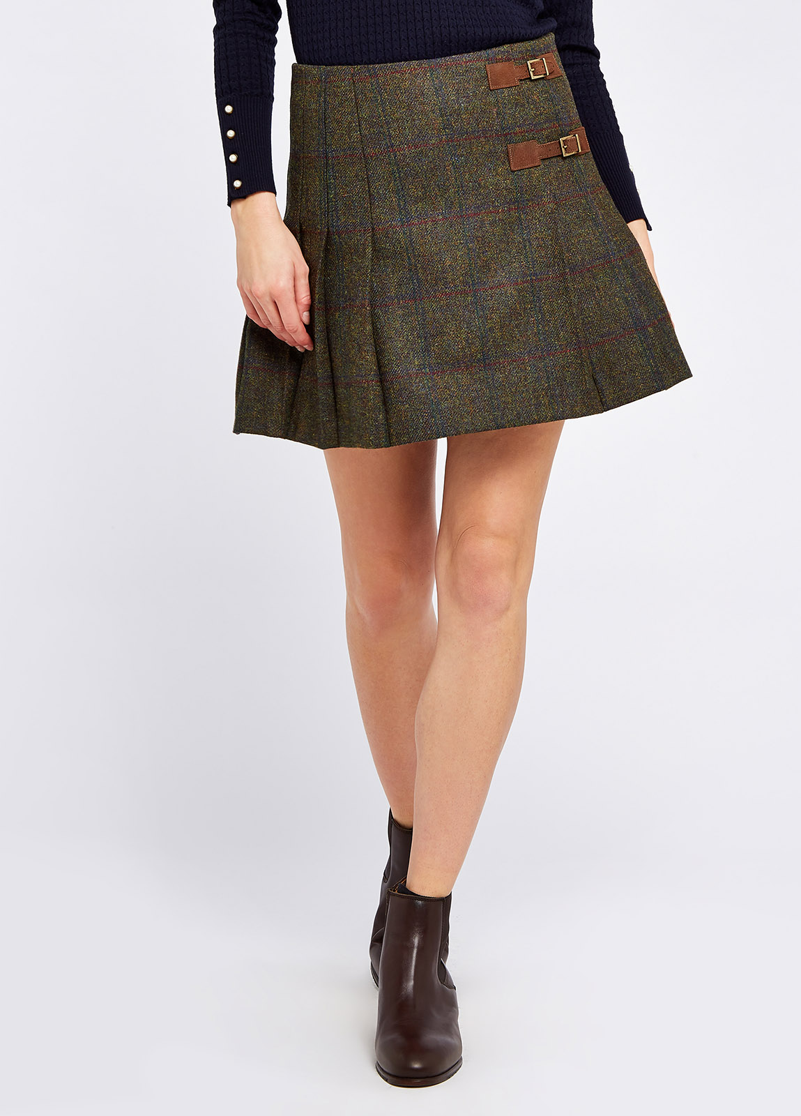 Blossom Tweed Skirt - Hemlock