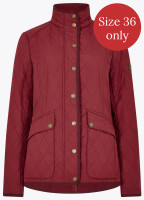 Bettystown Quilted Coat - Ruby