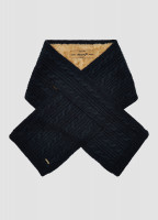 Macroom Knitted Neck Warmer - Navy