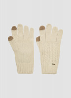 Tory Knitted Gloves - Chalk