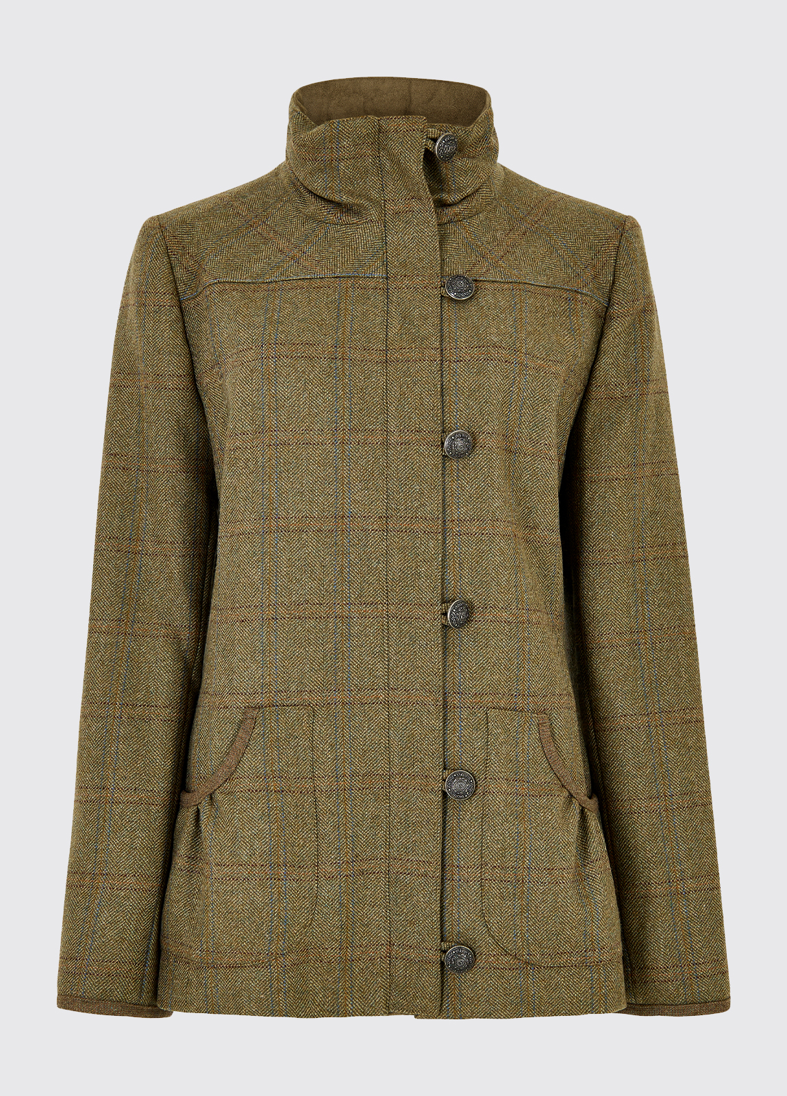 Bracken Tweed Coat - Acorn