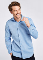 Herbert Tailored Fit Shirt - Pale Blue