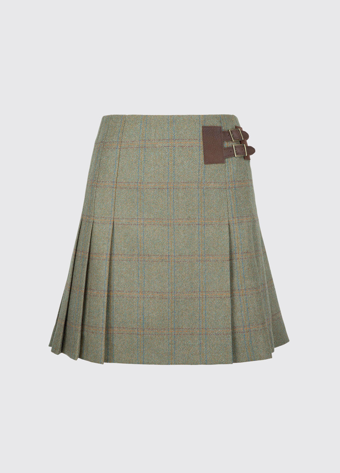 Foxglove Tweed Skirt - Acorn