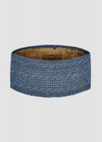 Puffin Knitted Headband - Slate Blue