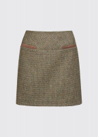 Clover Tweed Mini Skirt - Heath