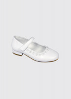 Vivienne Communion Shoe - White