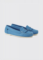 Florence Deck Shoe - Blue Mist - Size EU 38