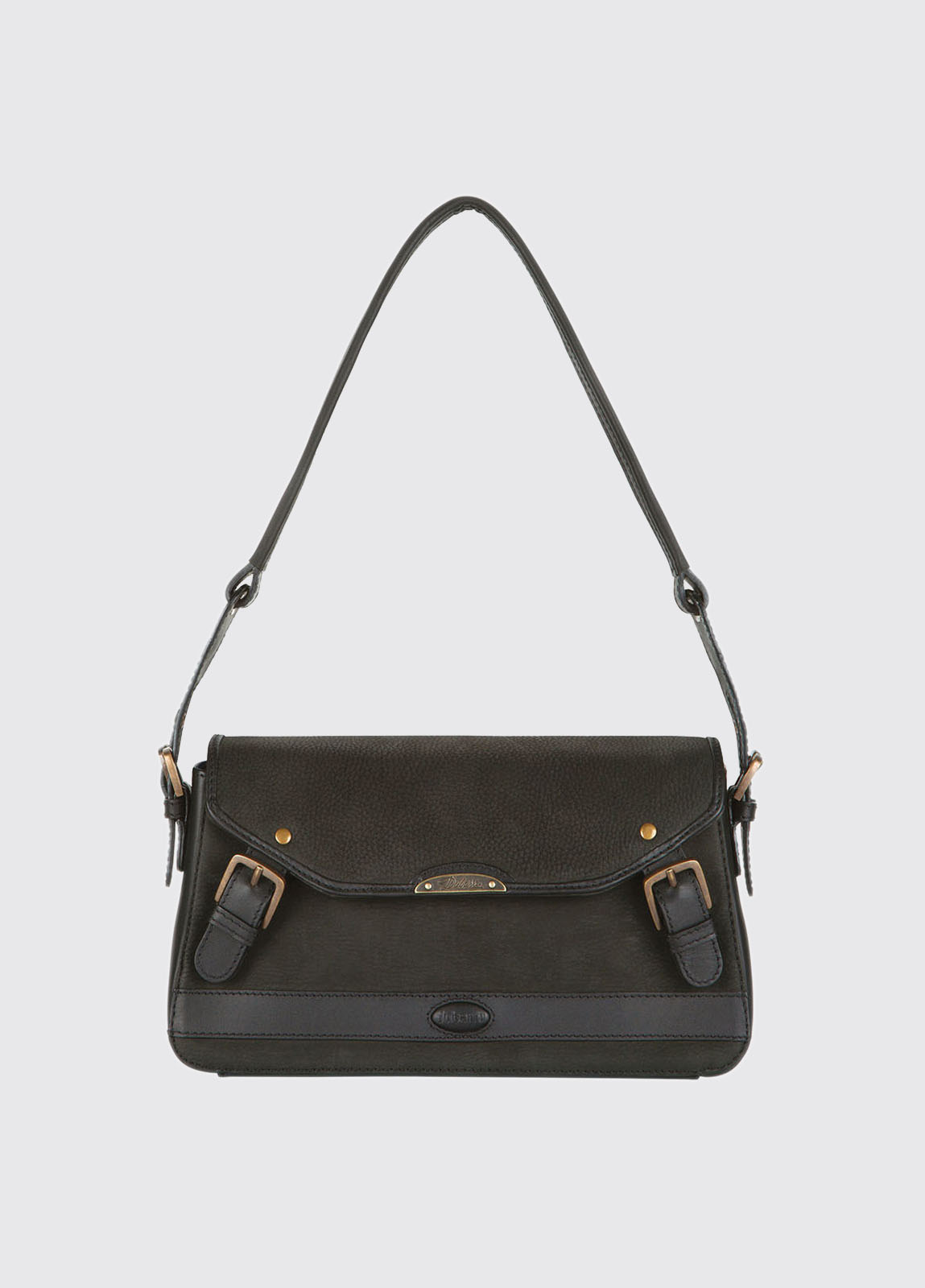 Lismore Leather Shoulder Bag - Black