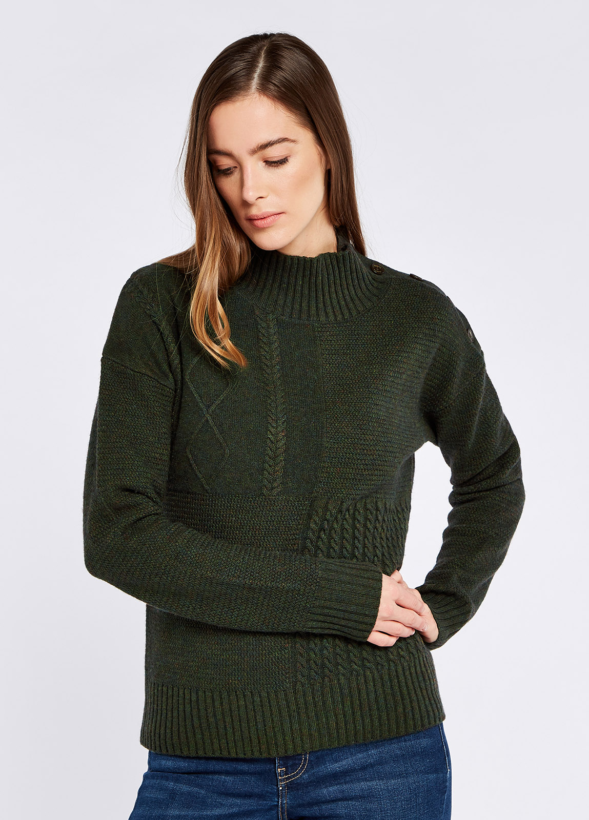 Sullivan Knitted Sweater - Olive