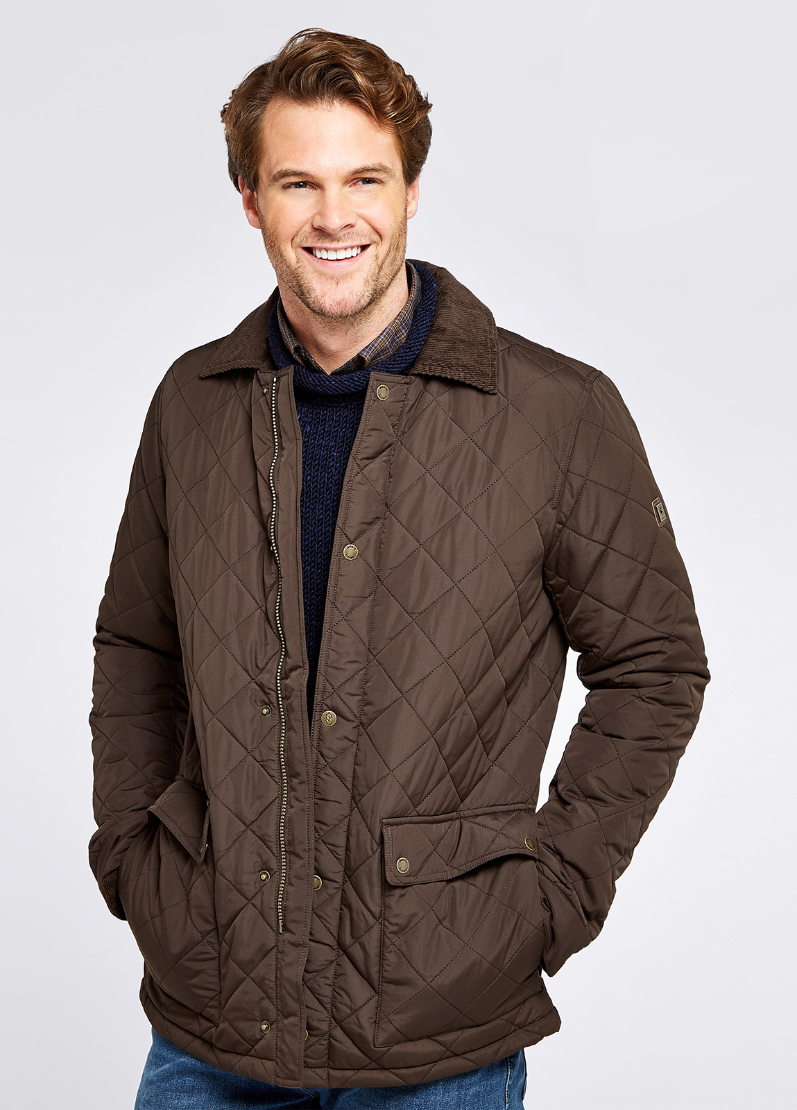 Adare Quilted Jacket - Peat