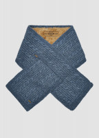 Macroom Knitted Neck Warmer - Slate Blue