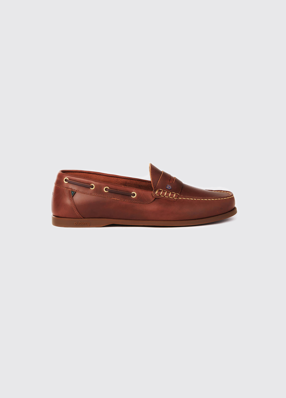 Sailing Shoes Slip On Leather SALE Dubarry Mens Spinnaker Brown Deck Shoe 